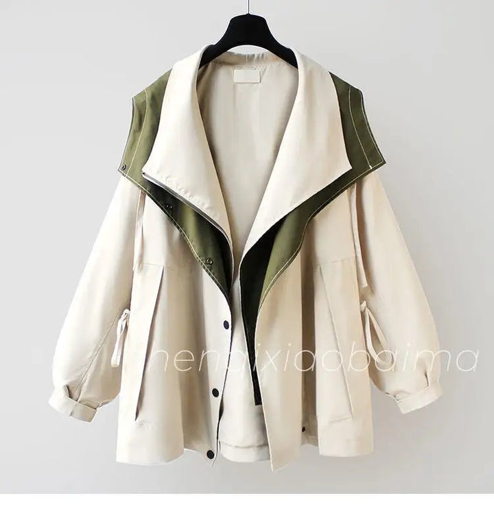 Elara Two-Tone Windbreaker