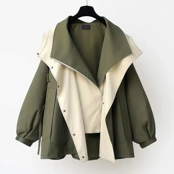 Elara Two-Tone Windbreaker