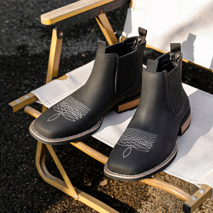 Delaney Western Chelsea Boots