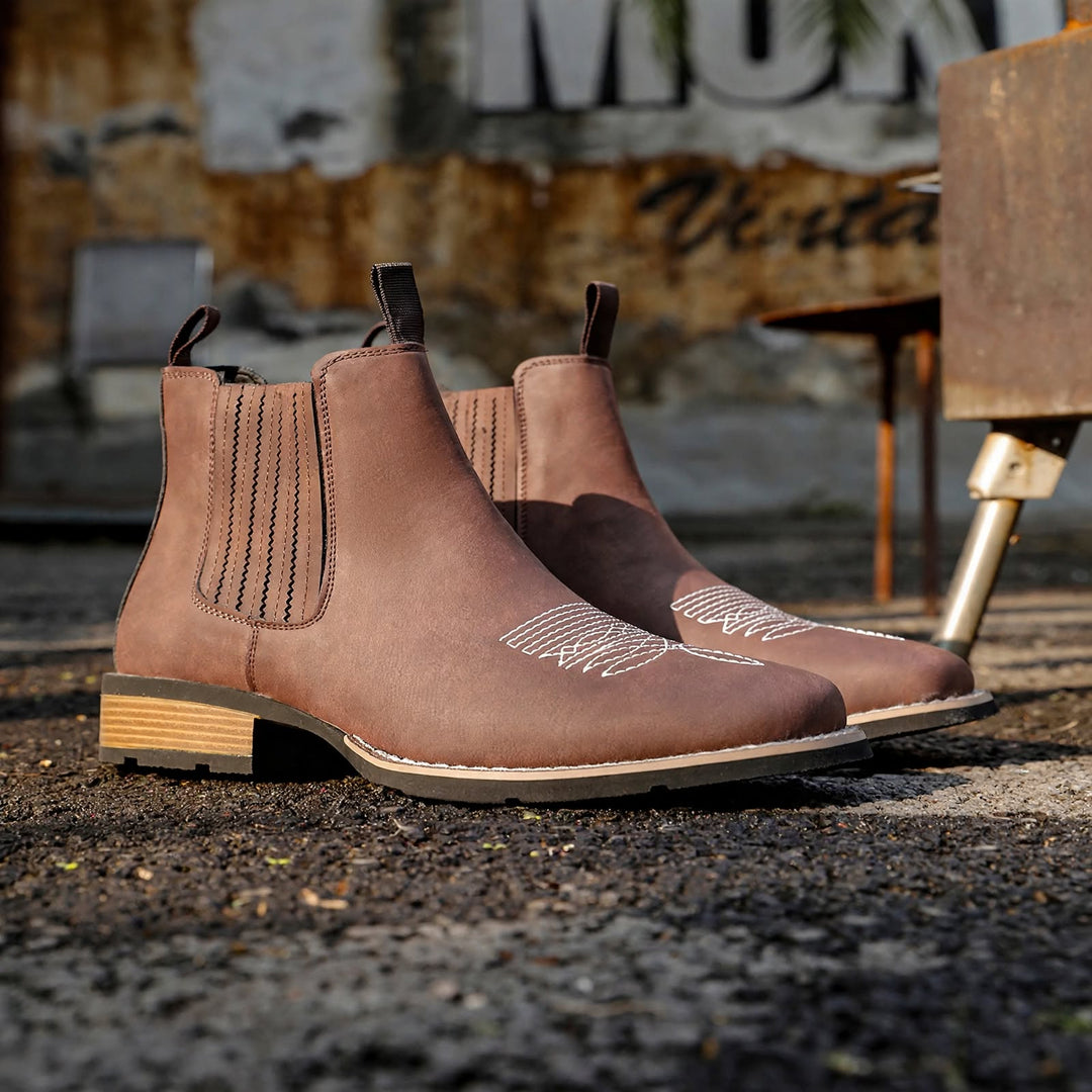 Delaney Western Chelsea Boots